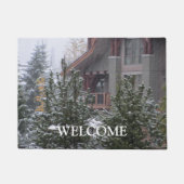 ウイスラーのウィンターキャビン ドアマット (正面)