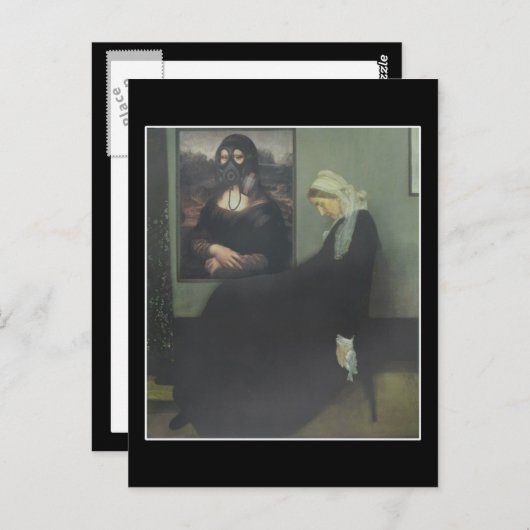 ウイスラーの母がガス得で ポストカード (正面/裏面)