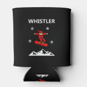 ウイスラーカナダス飛んでいるノーボーダーカラー 缶クーラー (裏面)