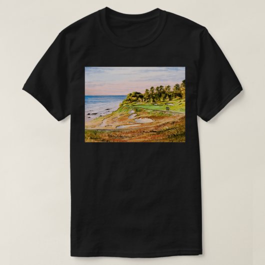 ウイスリング海峡ゴルフコース Tシャツ (デザイン正面)