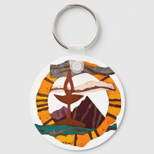 ウイス、ユニタニズムのユニタリアン、ウイ、アリス。 キーホルダー (正面)