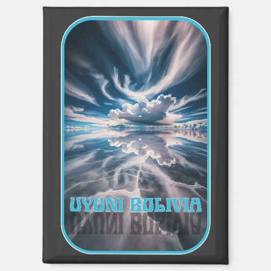 ウイニソルトフラッツボリビア マグネット (正面)