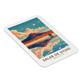 ウイニソルトフラットボリビア二輪車旅行アート マグネット (右側)