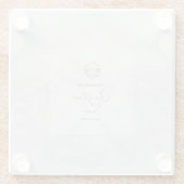 ウイモダンムイ結婚イルカ ガラスコースター (裏面)