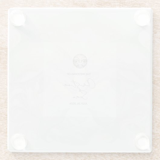 ウイモダンムイ結婚イルカ ガラスコースター (裏面)