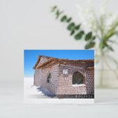 ウイユニ塩ホテルinボリビア ポストカード (スタンド正面)