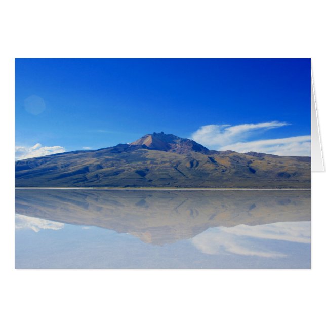 ウイユニ塩平原の島 (正面横)