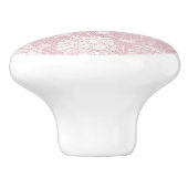 ウイリアムモリス花の模様（ピンク） セラミックノブ (側面)