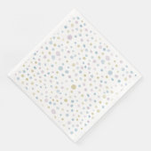 ウイリアム紙吹雪ウォーターカラードットペーパーナプキン (コーナー)