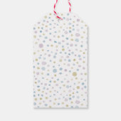 ウイリアム紙吹雪水彩ドットギフトラベル ギフトタグ (裏面)