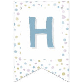 ウイリアム紙吹雪水彩ドットバンティング国旗 バンティングフラッグ (第2の旗)