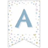 ウイリアム紙吹雪水彩ドットバンティング国旗 バンティングフラッグ (第3の旗)