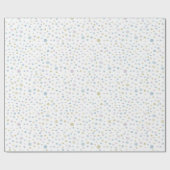 ウイリアム紙吹雪水彩網点ラッピング紙 ラッピングペーパー (フラット)