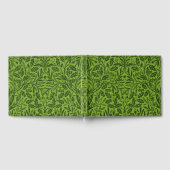 ウイリアム鏡ズAcorns & Oak離れ Pattern Green ゲストブック (全面)