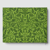 ウイリアム鏡ズAcorns & Oak離れ Pattern Green ゲストブック (裏面)