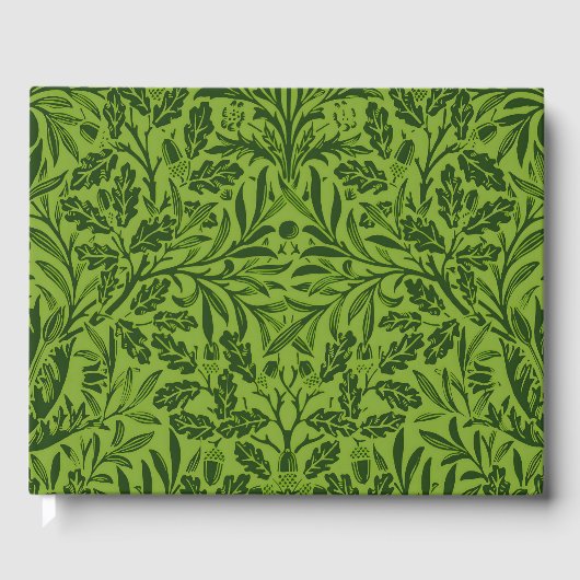 ウイリアム鏡ズAcorns & Oak離れ Pattern Green ゲストブック (正面)