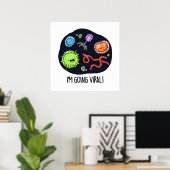 ウイルスおもしろい感染 ポスター (ホームオフィス)