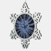 ウイルスによって感染させる細胞 スノーフレークピューターオーナメント (右)