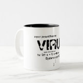 ウイルスのマグII ツートーンマグカップ (正面左)