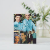 ウイルスの前でブクブクする ポストカード (スタンド正面)