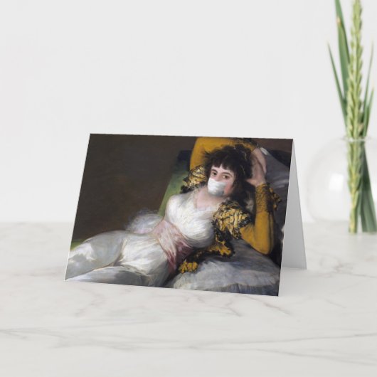 ウイルスビクトリアンマスク・ルネッサンス期の人絵画物 カード (正面)