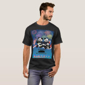 ウイルスフリーな自由 Tシャツ (正面フル)