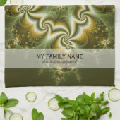 ウイルス変異 キッチンタオル (折り畳み)