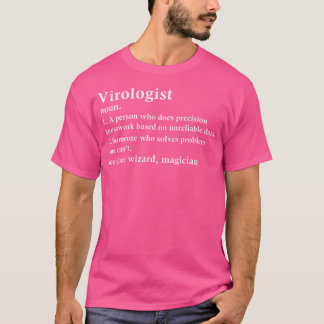 ウイルス学おもしろい医Doctor Scientist Decit Tシャツ