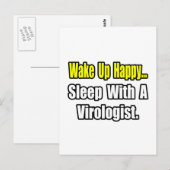 ウイルス学者と一緒に寝る ポストカード (正面/裏面)