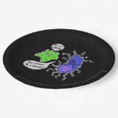 ウイルス微生物 ペーパープレート (アングル)