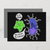 ウイルス性微生物 ポストカード (正面/裏面)