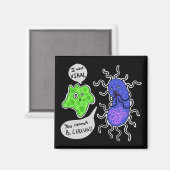 ウイルス性微生物 マグネット (正面/裏面)