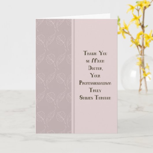 ウイルス患者気にさんに感謝 カード (黄色い花)