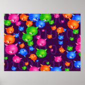 ウイルス背景 ポスター (正面)