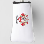 ウイルソン家紋の紋章付き外衣 ゴルフヘッドカバー (回転90)