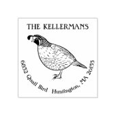 ウイルバード差出人住所 ラバースタンプ (インプリント)