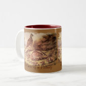 ウイルファミリーコーヒーマグ ツートーンマグカップ (正面左)