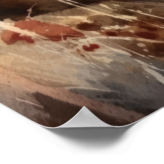 ウイルファームアニマルアートプリントポスター ポスター (角)