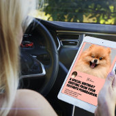 ウインキングポメラニア犬誕生日カード カード