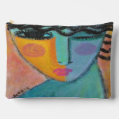 ウインクオリジナル抽象芸術アート アクセサリーポーチ (正面)