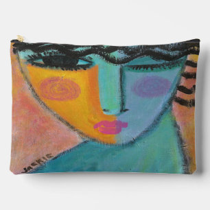 ウインクオリジナル抽象芸術アート アクセサリーポーチ