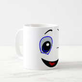 ウインクスマイリーフェイス コーヒーマグカップ (正面左)