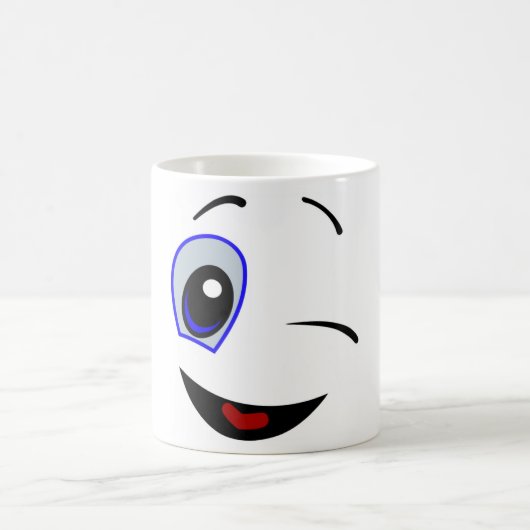 ウインクスマイリーフェイス コーヒーマグカップ (中央)