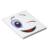 ウインクスマイリーフェイス ノートパッド (アングル)