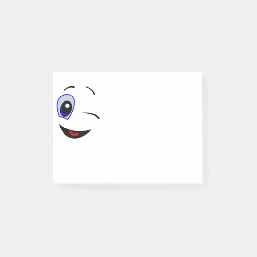 ウインクスマイリーフェイス ポストイット (正面)