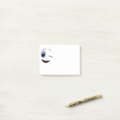 ウインクスマイリーフェイス ポストイット (デスク上)