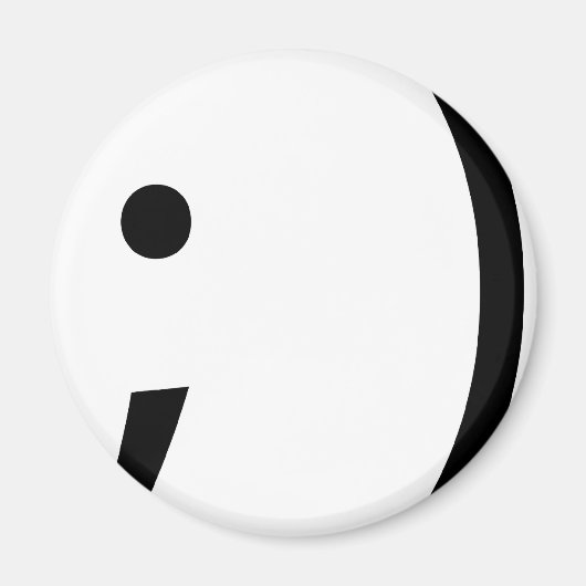 ウインク顔! マグネット (正面)