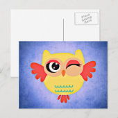 ウインク ポストカード (正面/裏面)