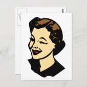 ウインク ポストカード (正面/裏面)