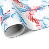 ウイングおもしろいラブパターン ラッピングペーパー (ロールコーナー)